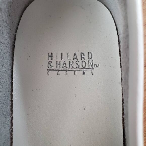 Vintage 1990s Y2K Hillard & Hanson White Leather Cut Out Loafers - Picture 3 of 8